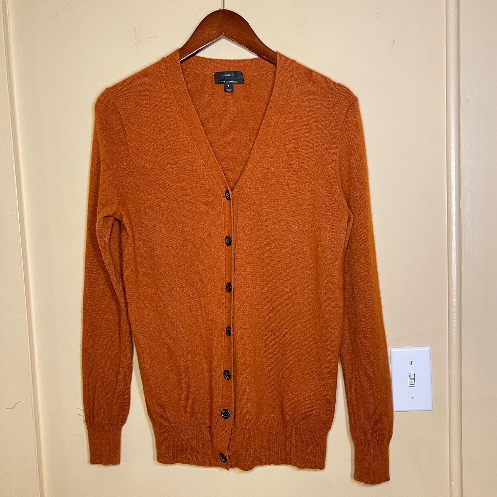 Cashmere Button Up Cardigan